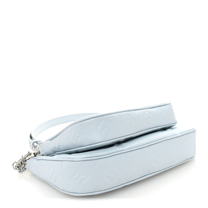 Louis Vuitton Empreinte Monogram Giant Multi Pochette Accessories Washed Blue 5 of 11