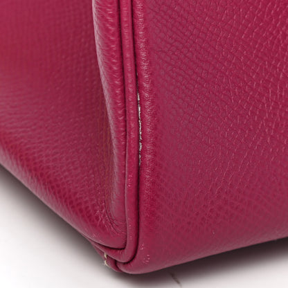 Hermes Epsom Candy Kelly Retourne 32 Tosca Rose Tyrien 17 of 25