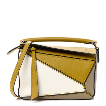 Loewe Calfskin Mini Puzzle Bag Ochre 1 of 11