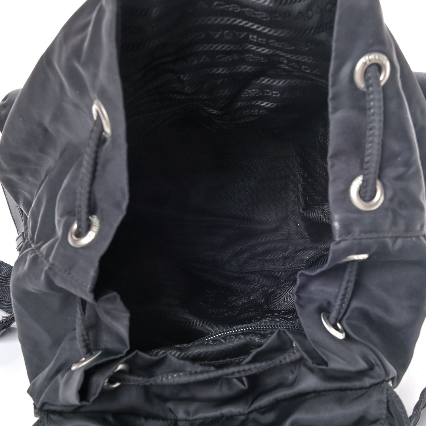 Nylon Vela Medium Backpack Black