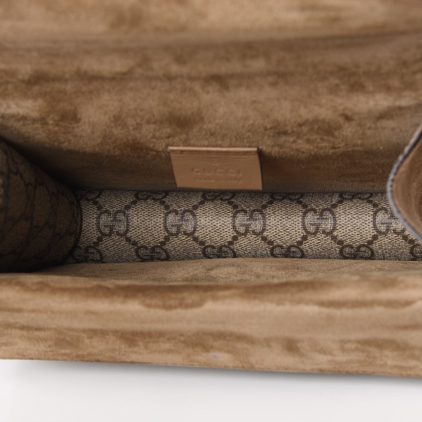 GG Supreme Monogram Mini Dionysus Shoulder Bag Taupe