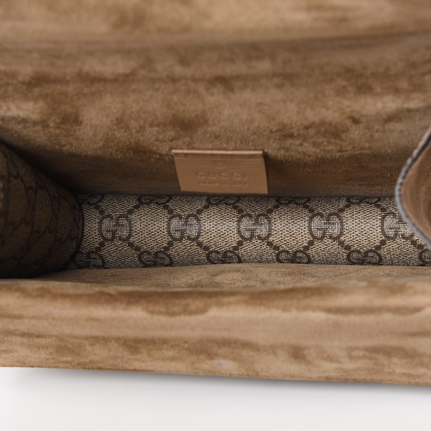 Gucci GG Supreme Monogram Mini Dionysus Shoulder Bag Taupe 5 of 8