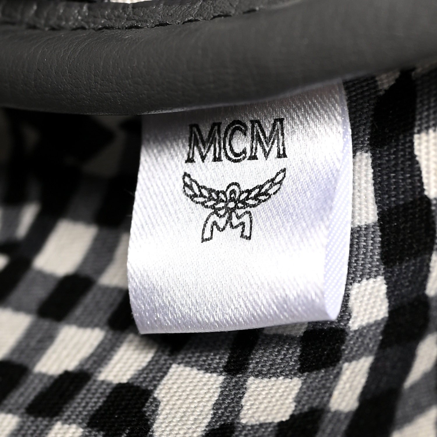 MCM Visetos Medium Liz Reversible Shopper Tote Phantom Grey 7 of 20