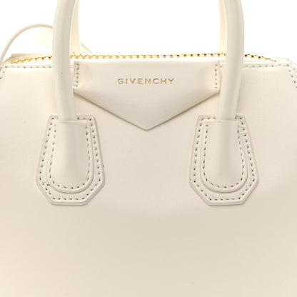 Givenchy Shiny Lord Calfskin Mini Antigona Ivory 7 of 9