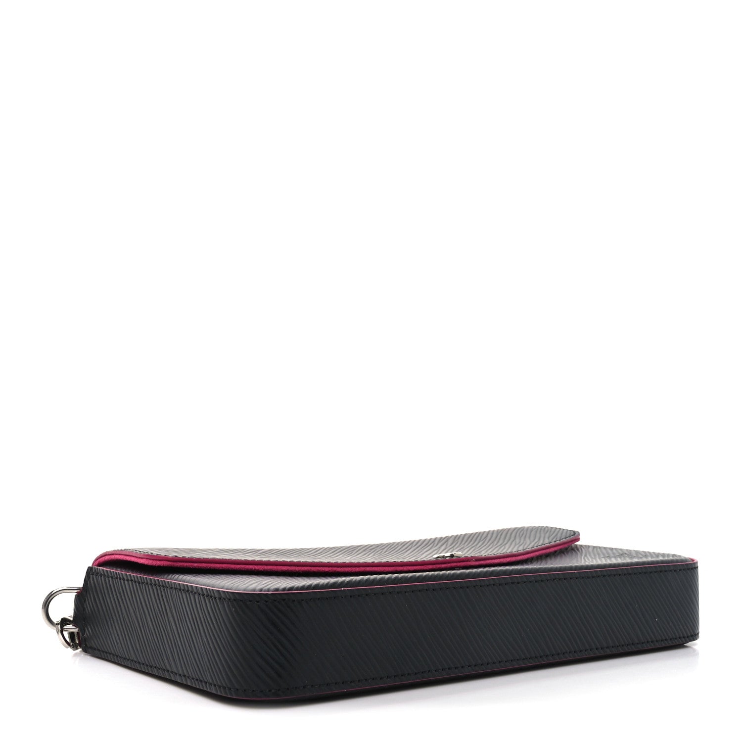 Louis Vuitton Epi Pochette Felicie Black Hot Pink 4 of 10