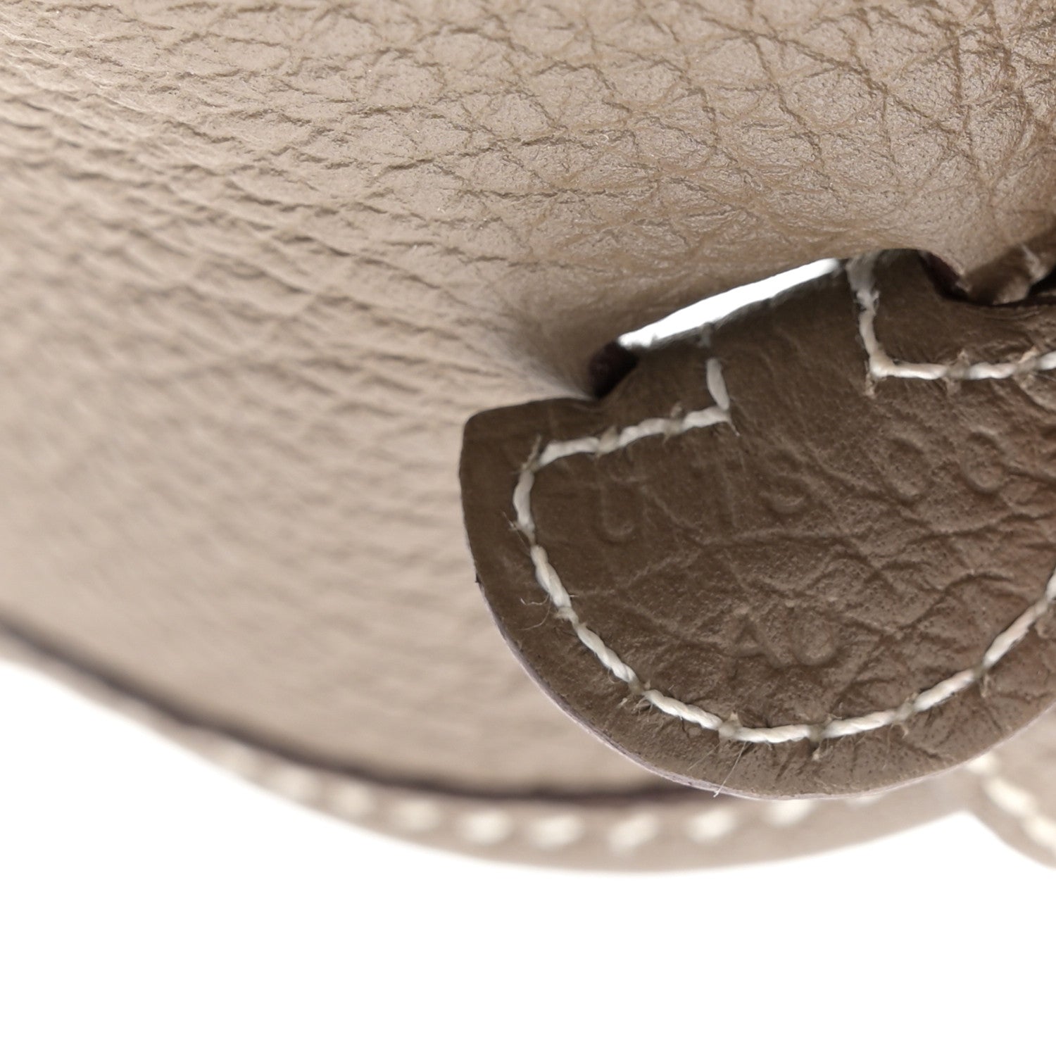 Hermes Taurillon Clemence Amazone Evelyne TPM Etoupe Bleu Indigo 7 of 10