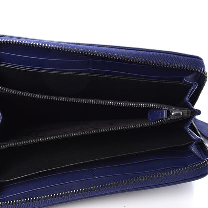Bottega Veneta Nappa Intrecciato Zip Around Wallet Atlantic 5 of 8