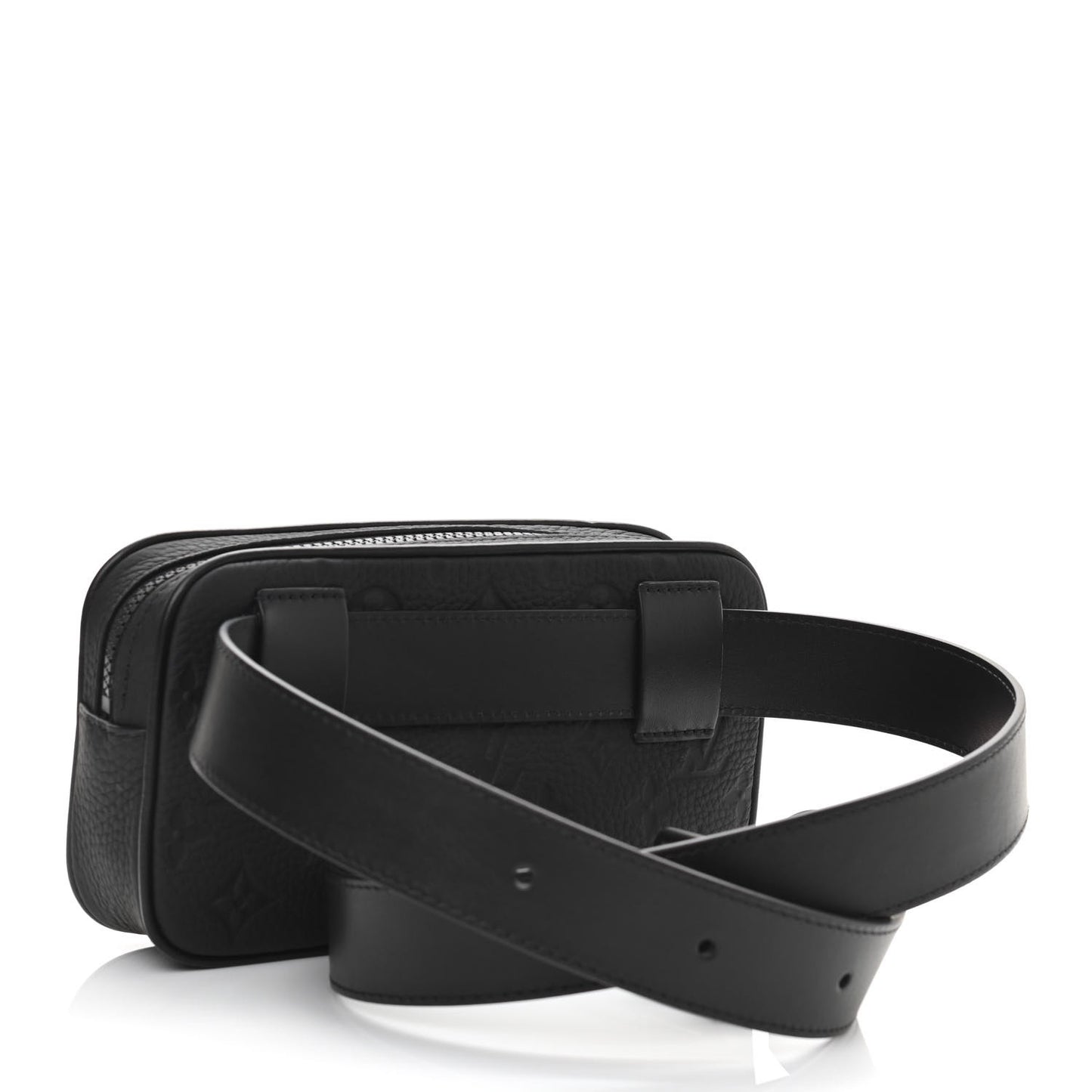 Taurillon Monogram Uniformes Solar Ray Soft Pochette Volga Belt Bag Black