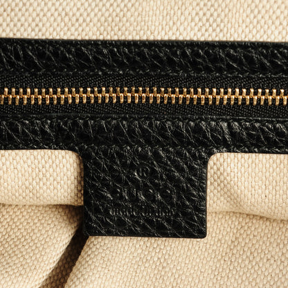 Gucci Pebbled Calfskin Medium Soho Chain Shoulder Bag Black 6 of 7