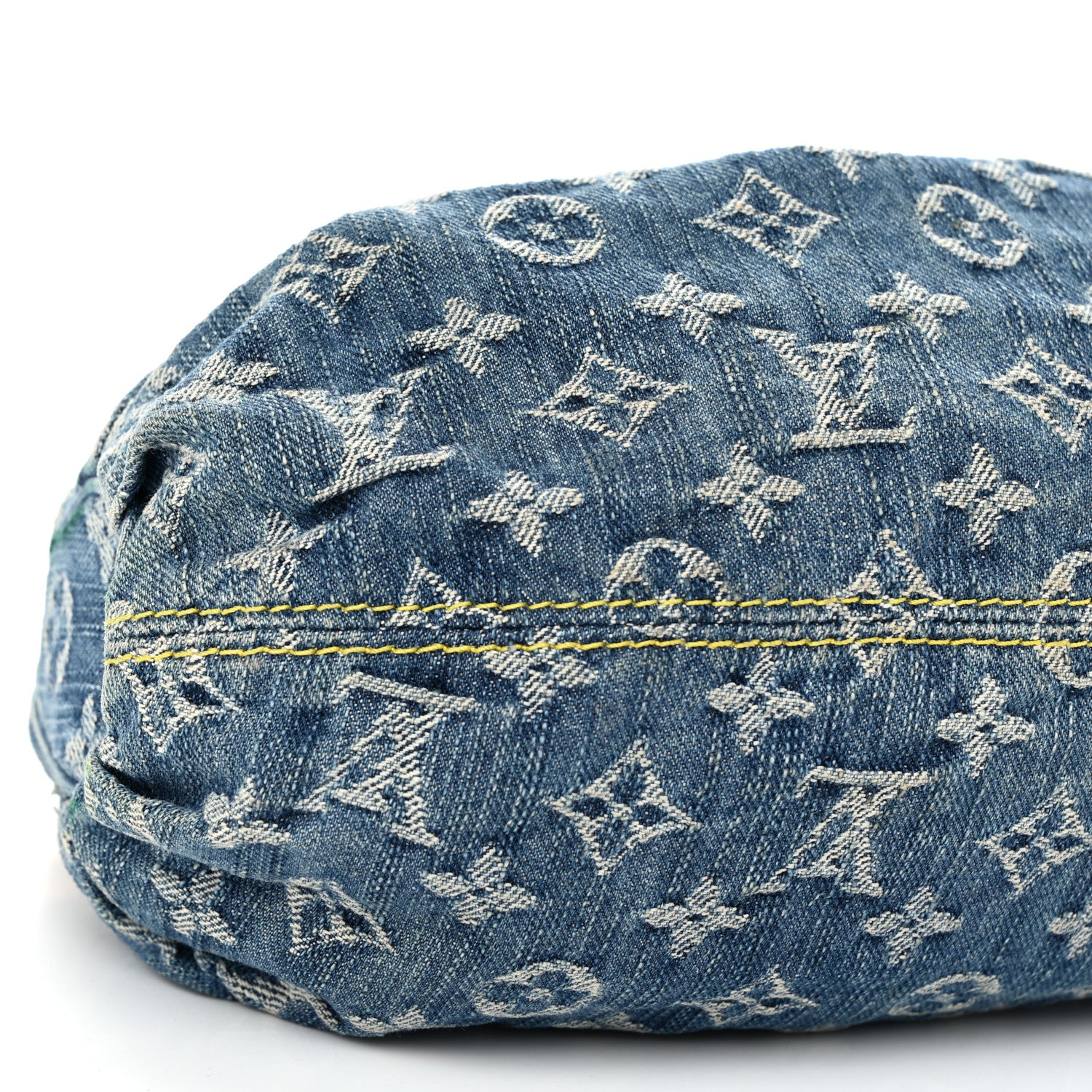Louis Vuitton Monogram Denim Pleaty Blue 8 of 9