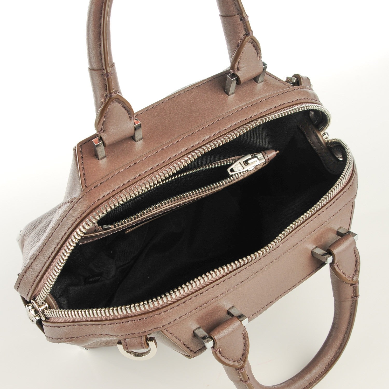 Alexander Wang Pebbled Calfskin Mini Emile Taupe Silver Hardware 7 of 9