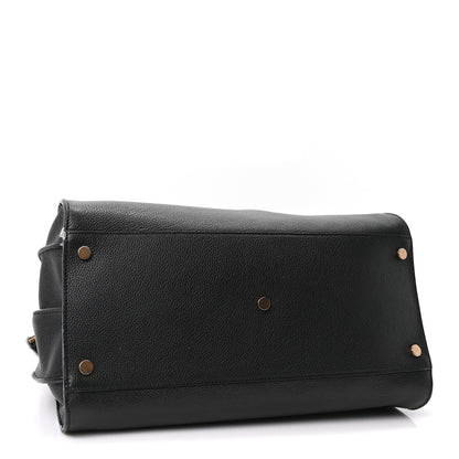 Saint Laurent Grained Calfskin Large Souple Sac De Jour Black 5 of 11