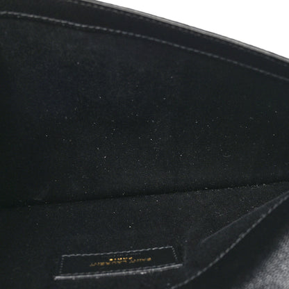Saint Laurent Grain De Poudre Uptown Pouch Black 6 of 8