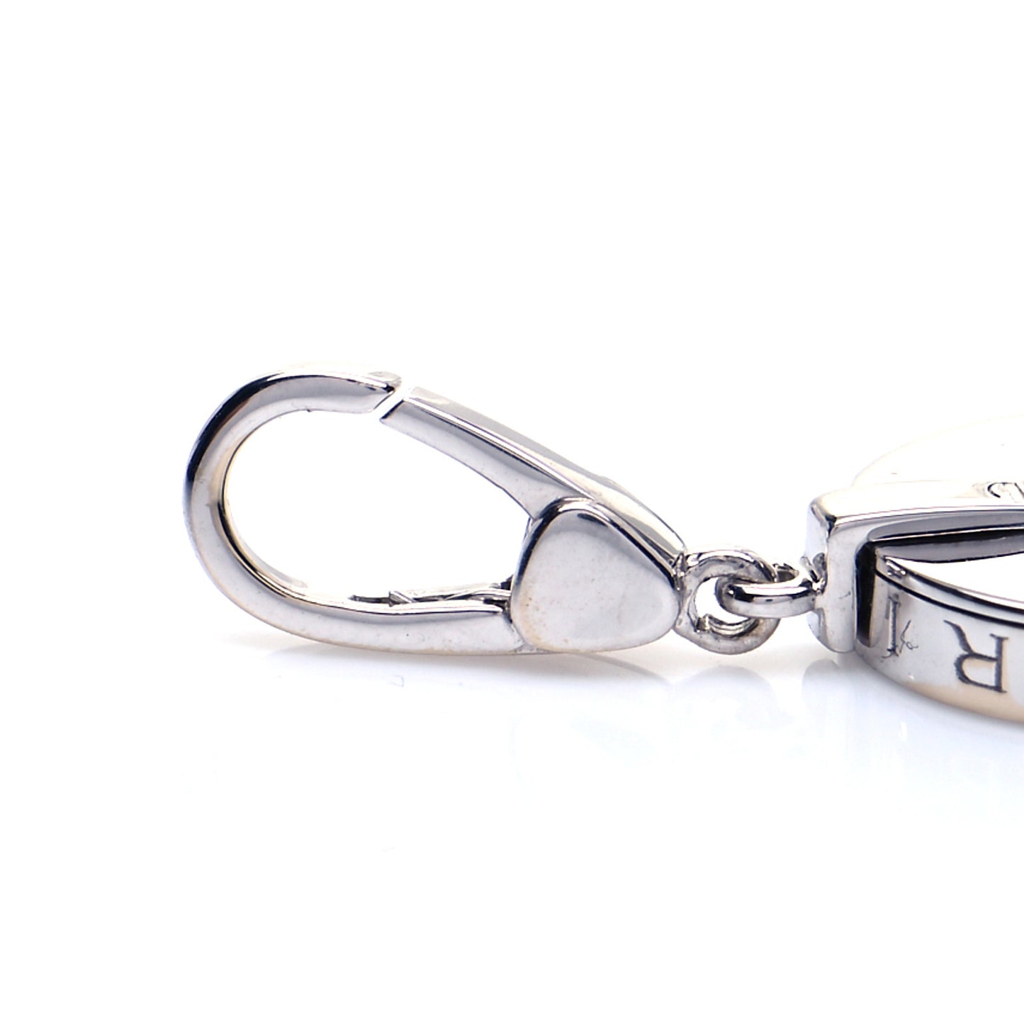 18K White Gold Black Onyx Optical Charm Pendant