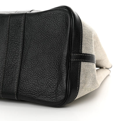 Hermes Toile Buffle Skipper Garden Party 36 MM Tote Black 9 of 16