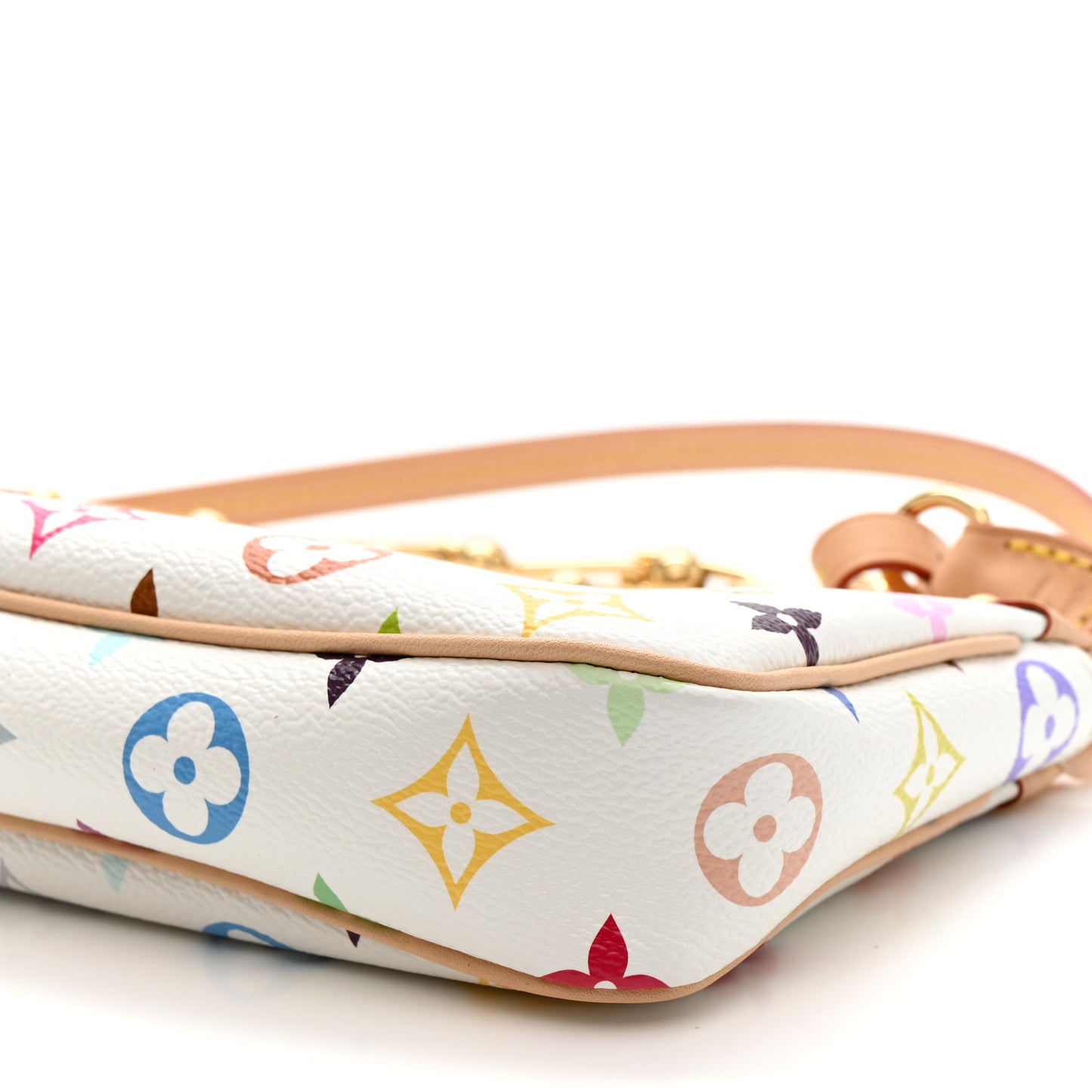 LV X TM Monogram Multicolor Pochette Accessories White