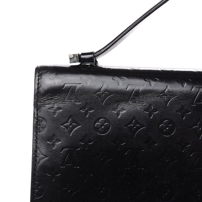 Louis Vuitton Monogram Glace Anouchka Pochette GM Black 9 of 19
