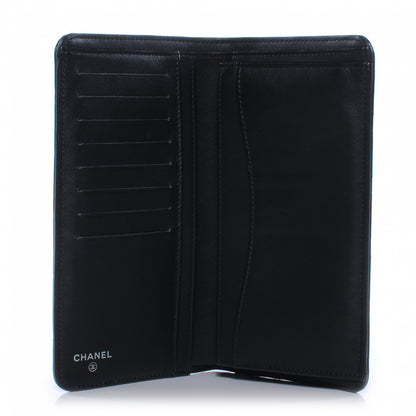 Chanel Patent Quilted Yen Wallet Black 5 of 8