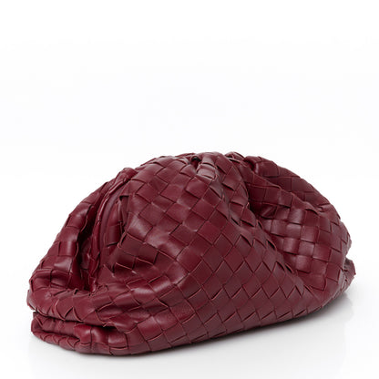 Bottega Veneta Nappa Maxi Intrecciato The Pouch Oversized Clutch Bordeaux 3 of 10