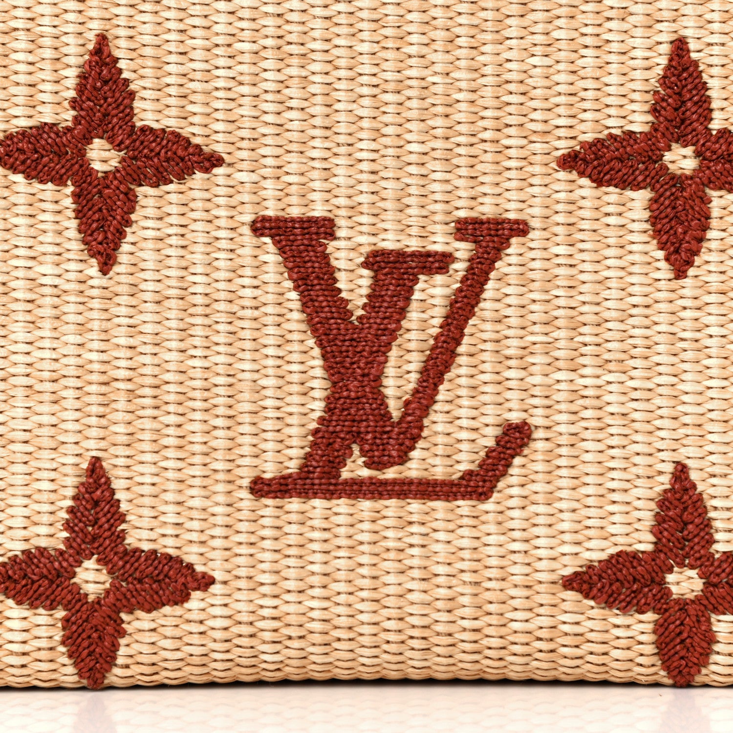 Louis Vuitton Raffia Monogram Giant Toiletry Pouch 26 Tan 8 of 11
