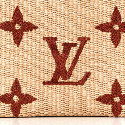 Louis Vuitton Raffia Monogram Giant Toiletry Pouch 26 Tan 8 of 11