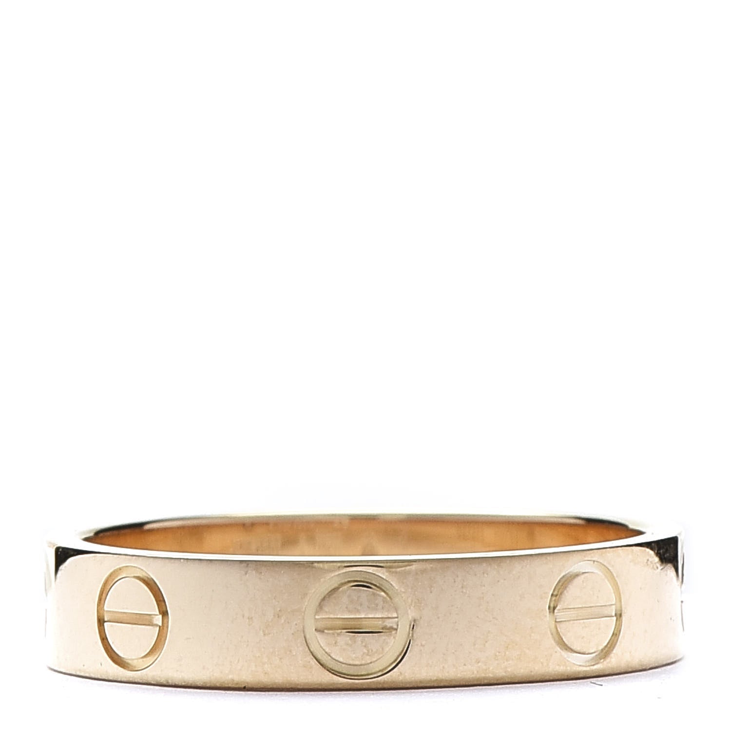 Cartier 18K Yellow Gold 3.5mm LOVE Wedding Band Ring 49 5 1 of 4