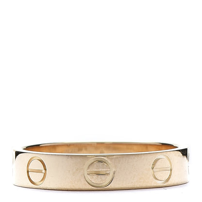 Cartier 18K Yellow Gold 3.5mm LOVE Wedding Band Ring 49 5 1 of 4