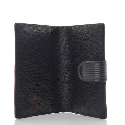 Louis Vuitton Epi Mini Agenda Cover Black 7 of 10