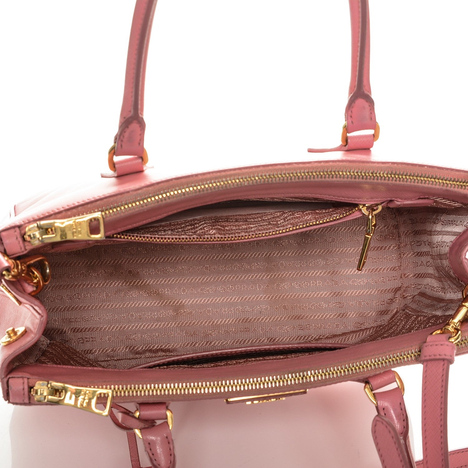 Prada Saffiano Small Galleria Double Zip Tote Tamaris 5 of 8