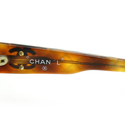 Chanel Tortoise Shell Quilted CC Sunglasses w Case 7 of 7