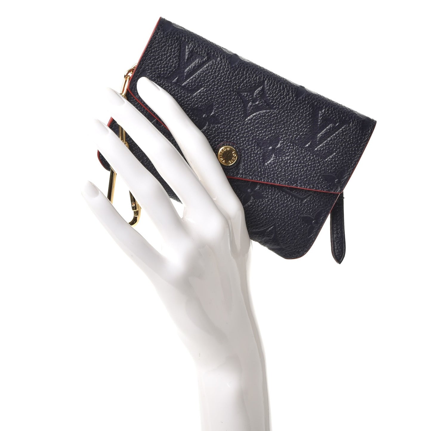 Empreinte Key Pouch Marine Rouge