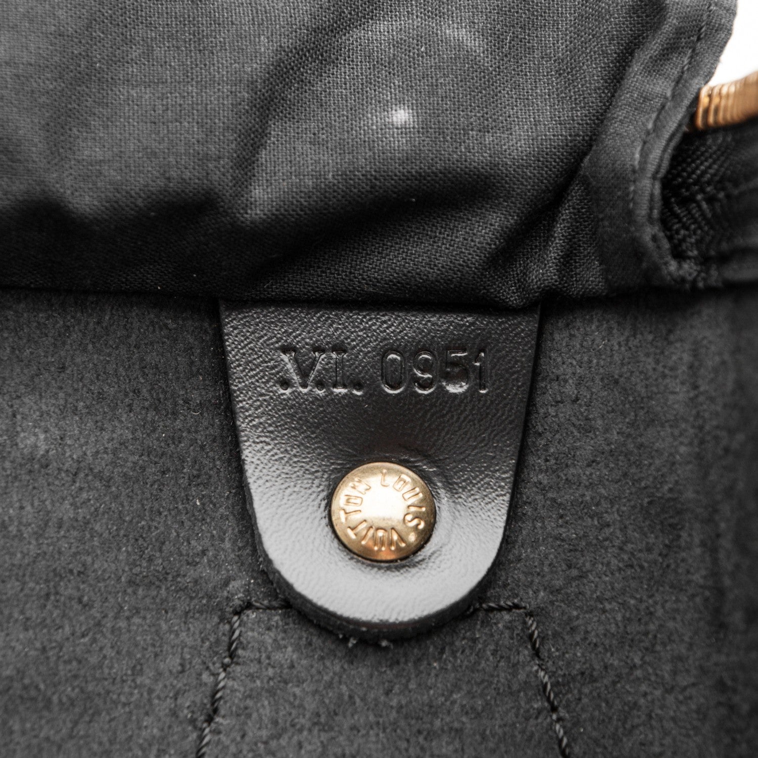 Louis Vuitton Epi Speedy 35 Black 7 of 12