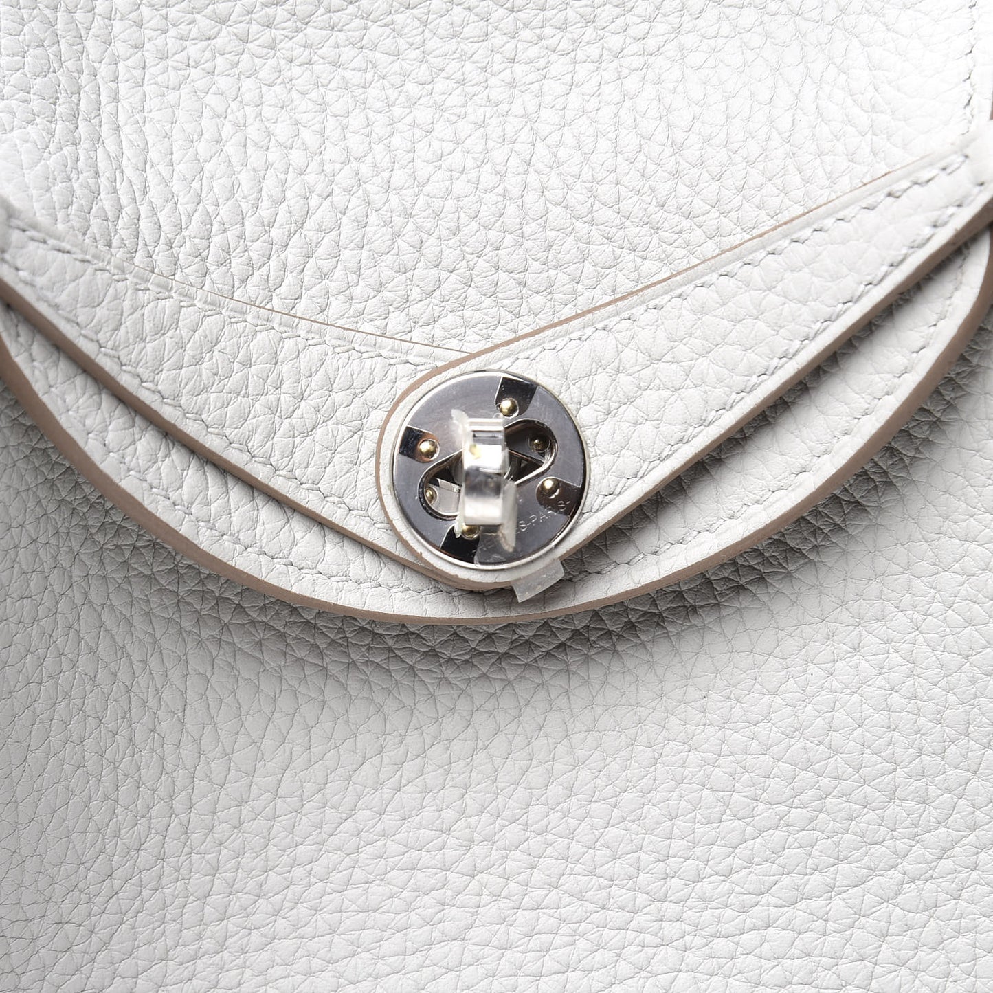 Taurillon Clemence Mini Lindy 20 Gris Perle