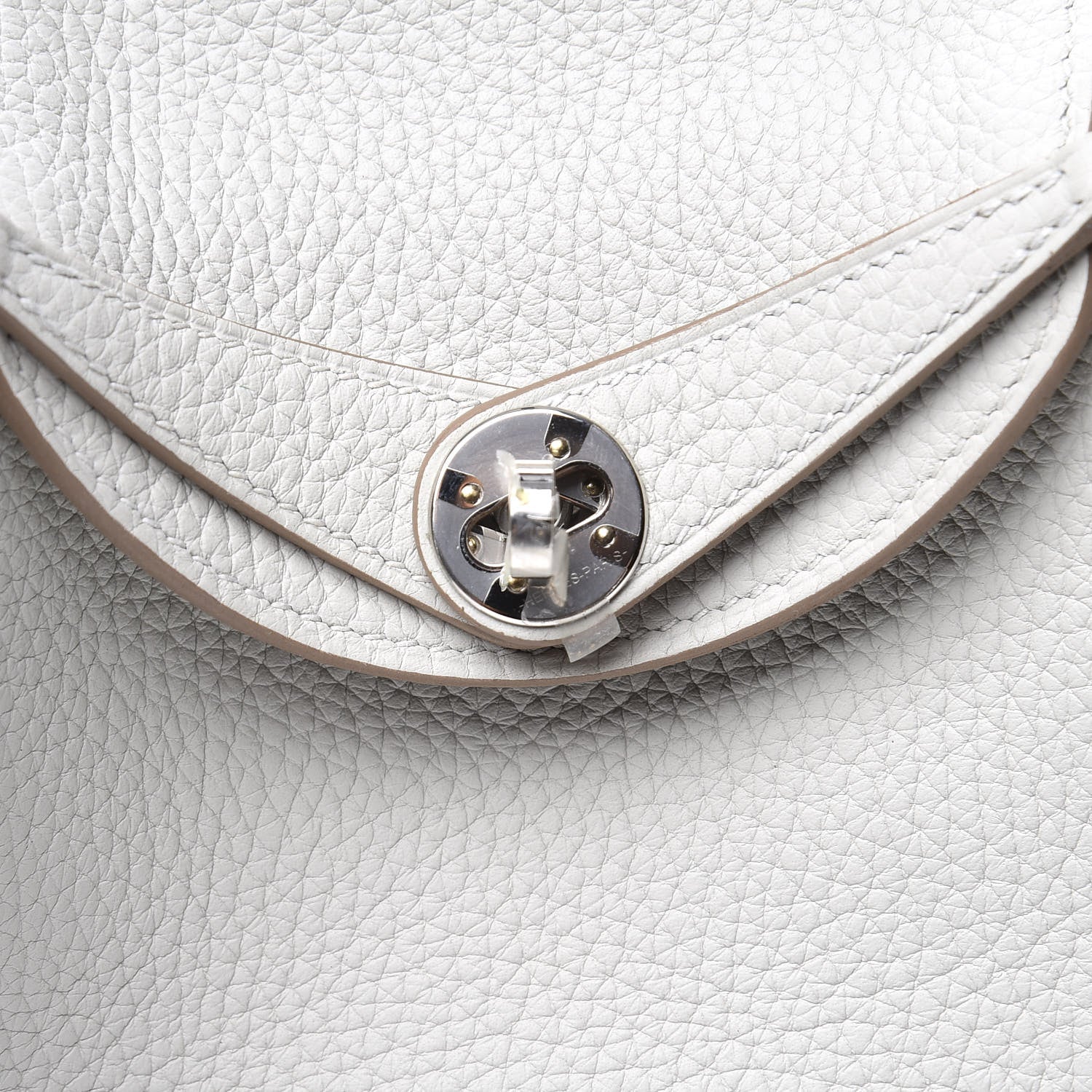 Hermes Taurillon Clemence Mini Lindy 20 Gris Perle 10 of 13