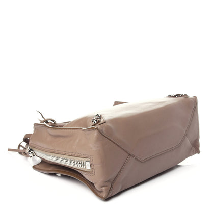 Balenciaga Calfskin Papier Mini A4 Zip Around Tote Beige Sable 4 of 11