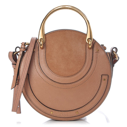 Chloe Goatskin Suede Small Pixie Bag Nougat 1 of 7