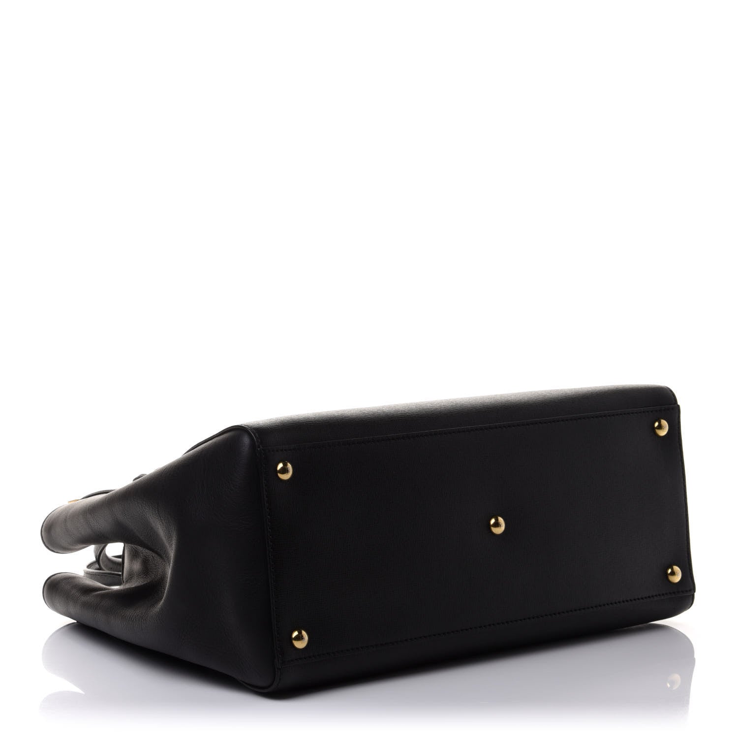 Fendi Vitello Elite Regular 2Jours Tote Black 4 of 10