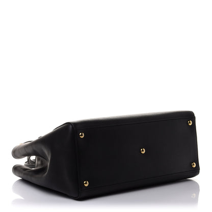 Fendi Vitello Elite Regular 2Jours Tote Black 4 of 10