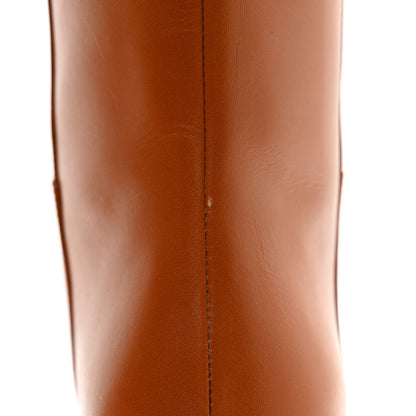 Gucci Calfskin Half Horsebit Tall Boots 41 Cognac 11 of 12