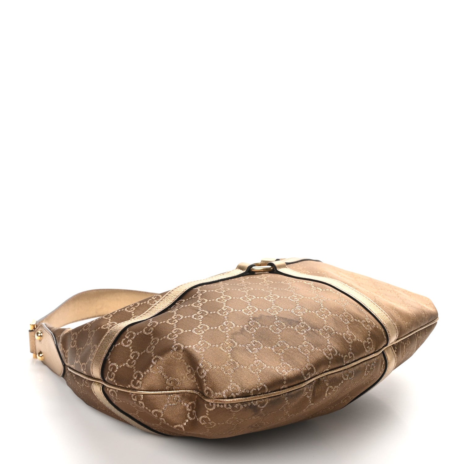 Gucci Canvas GG Reins Hobo Bronze 4 of 11