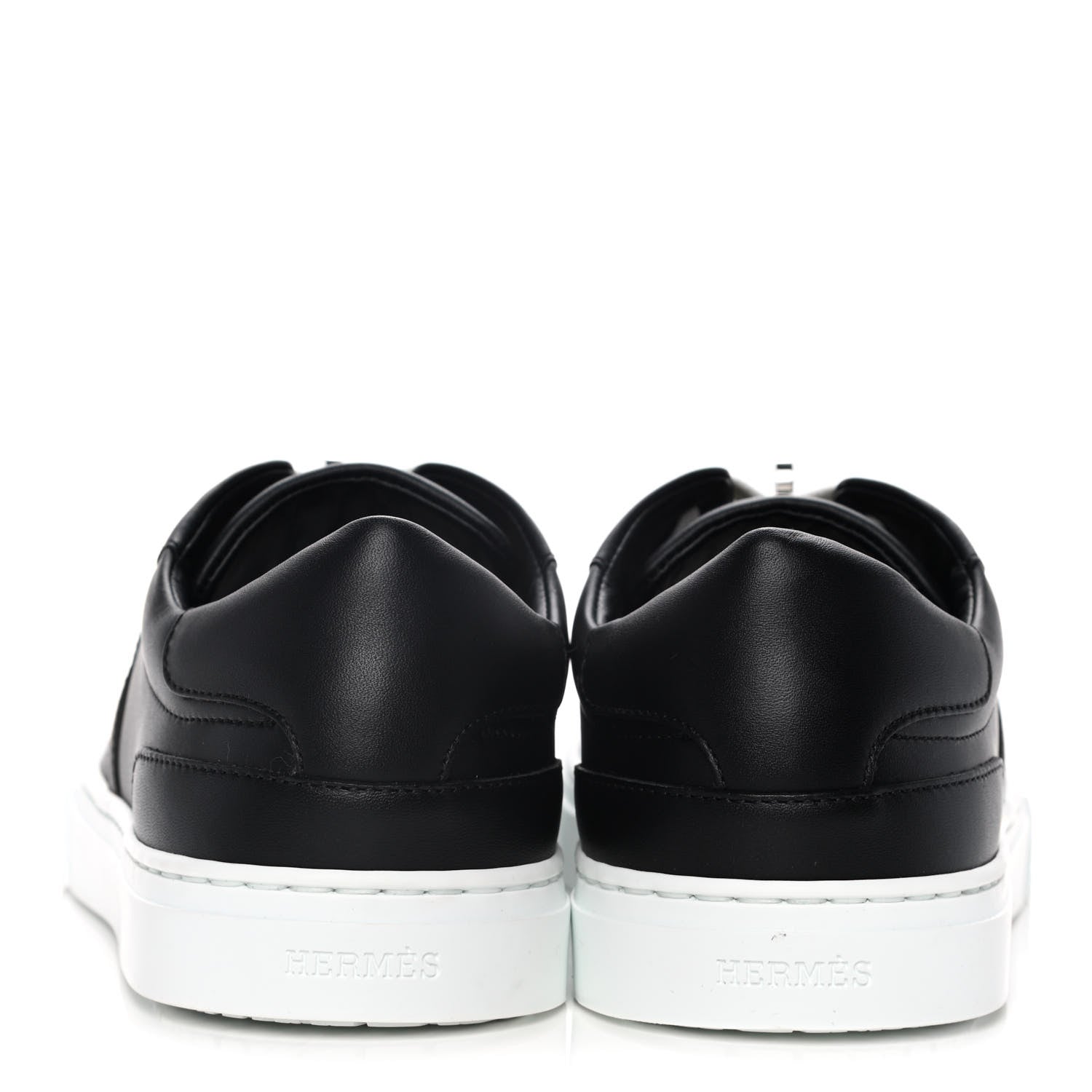 Hermes Calfskin Day Sneakers 38 Black 5 of 12