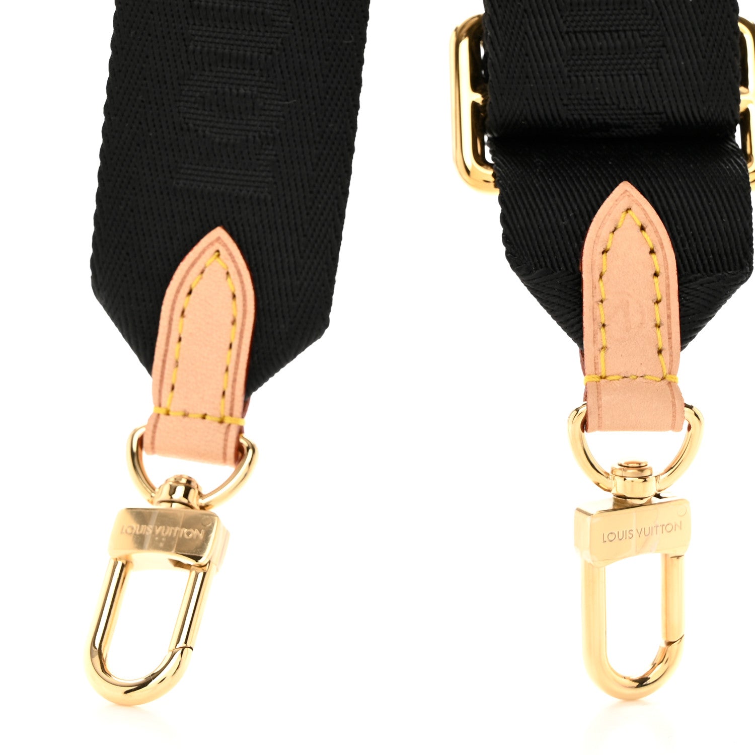Louis Vuitton Monogram Felicie Strap & Go Shoulder Strap Black 6 of 6