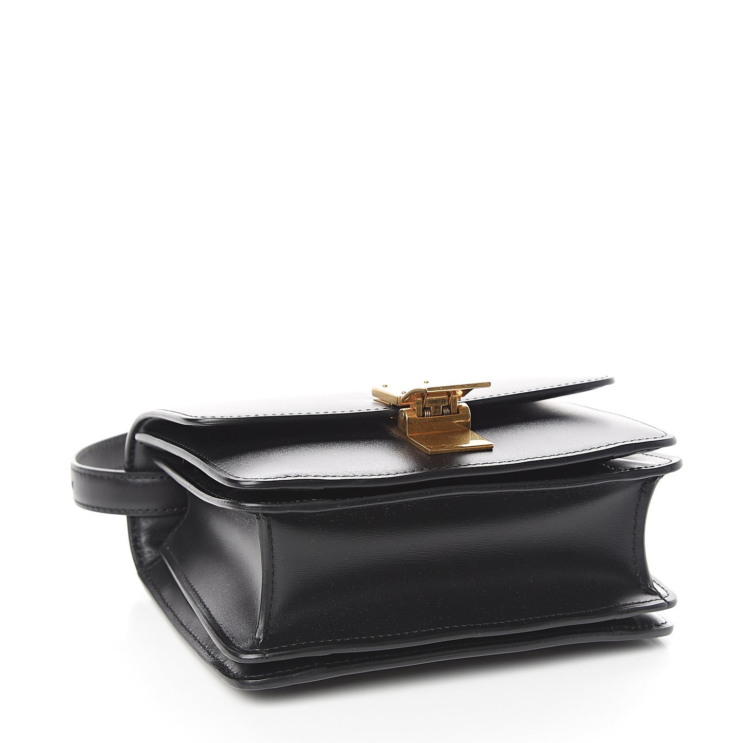 Box Calfskin Small Classic Box Flap Bag Black