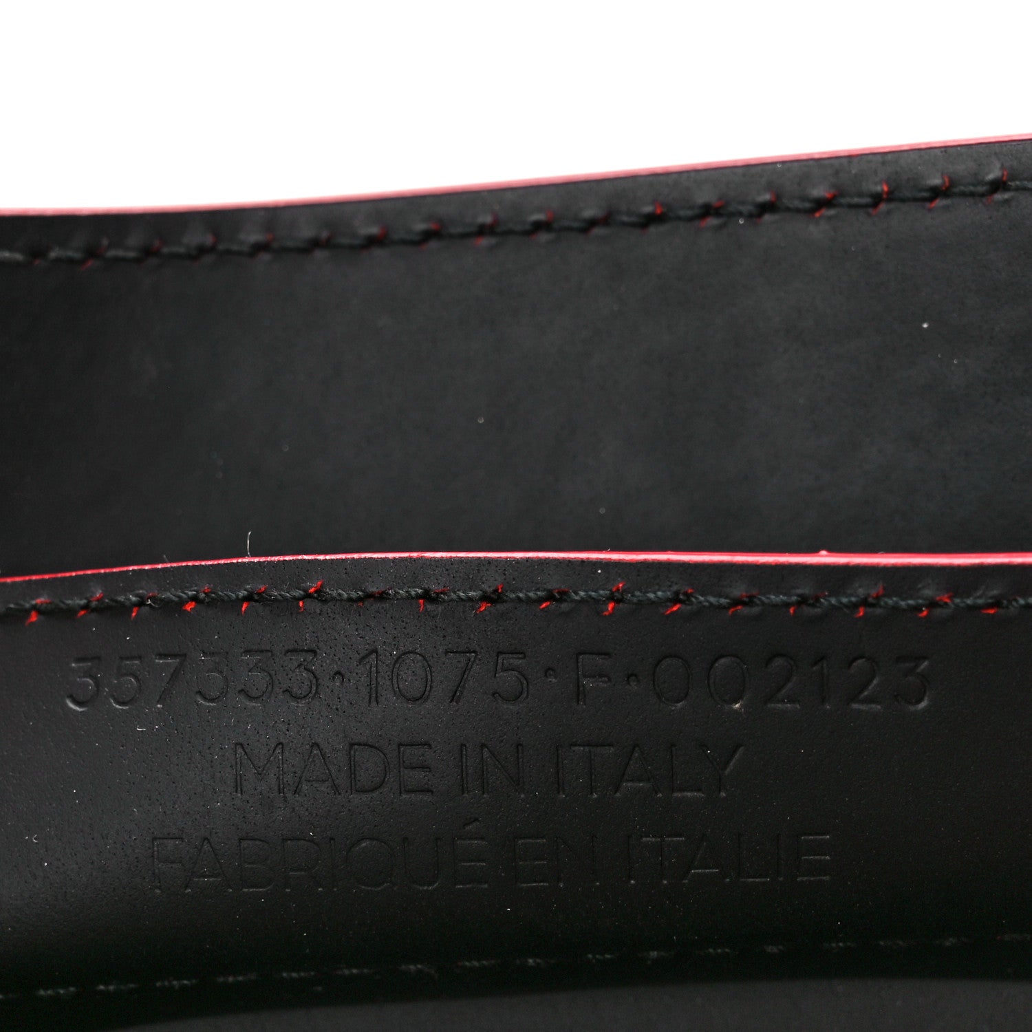 Balenciaga Rubberized Calfskin Papier Mini A4 Zip Around Tote Black Red 8 of 11