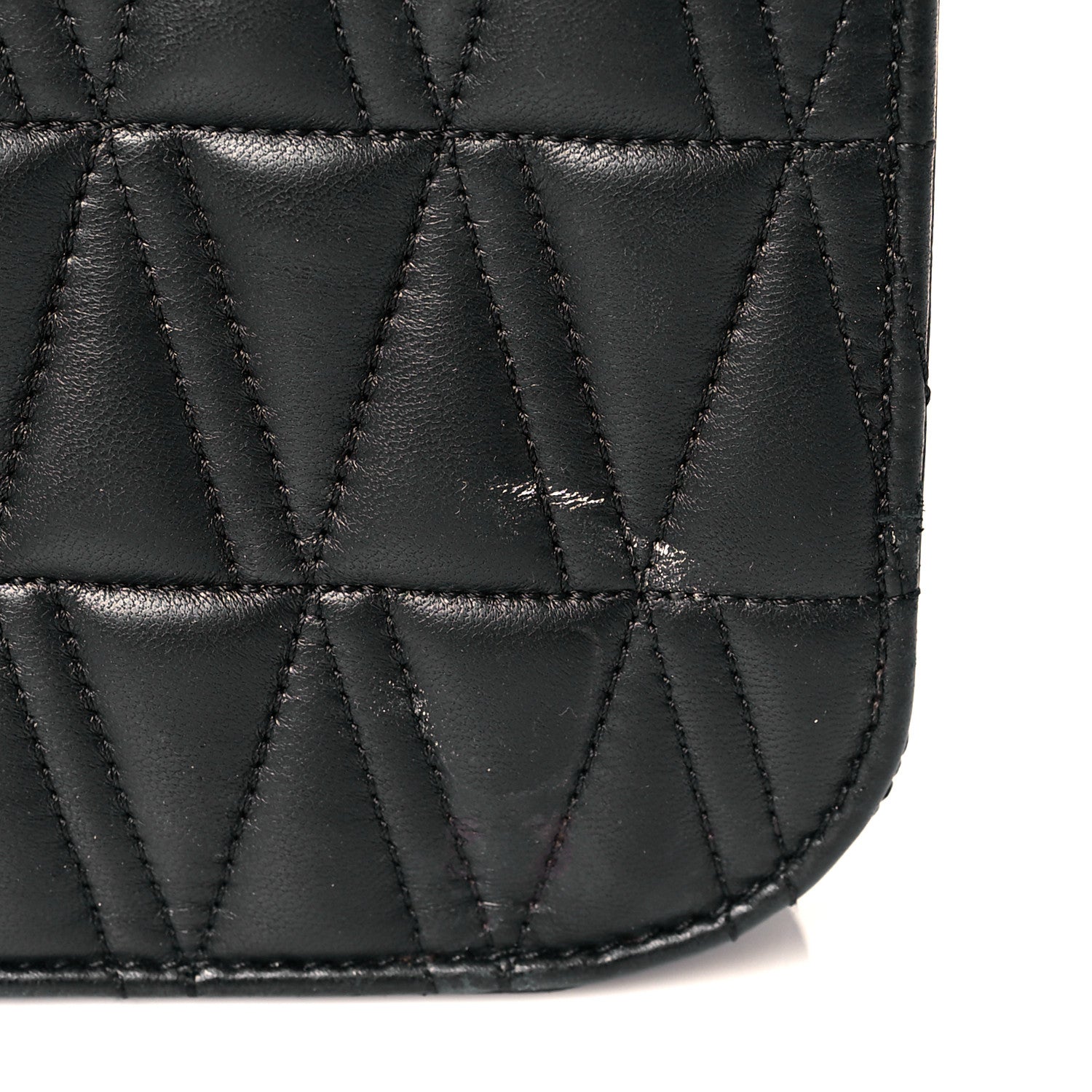 Versace Nappa Quilted Virtus Top Handle Shoulder Bag Black 15 of 21