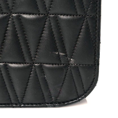 Versace Nappa Quilted Virtus Top Handle Shoulder Bag Black 15 of 21