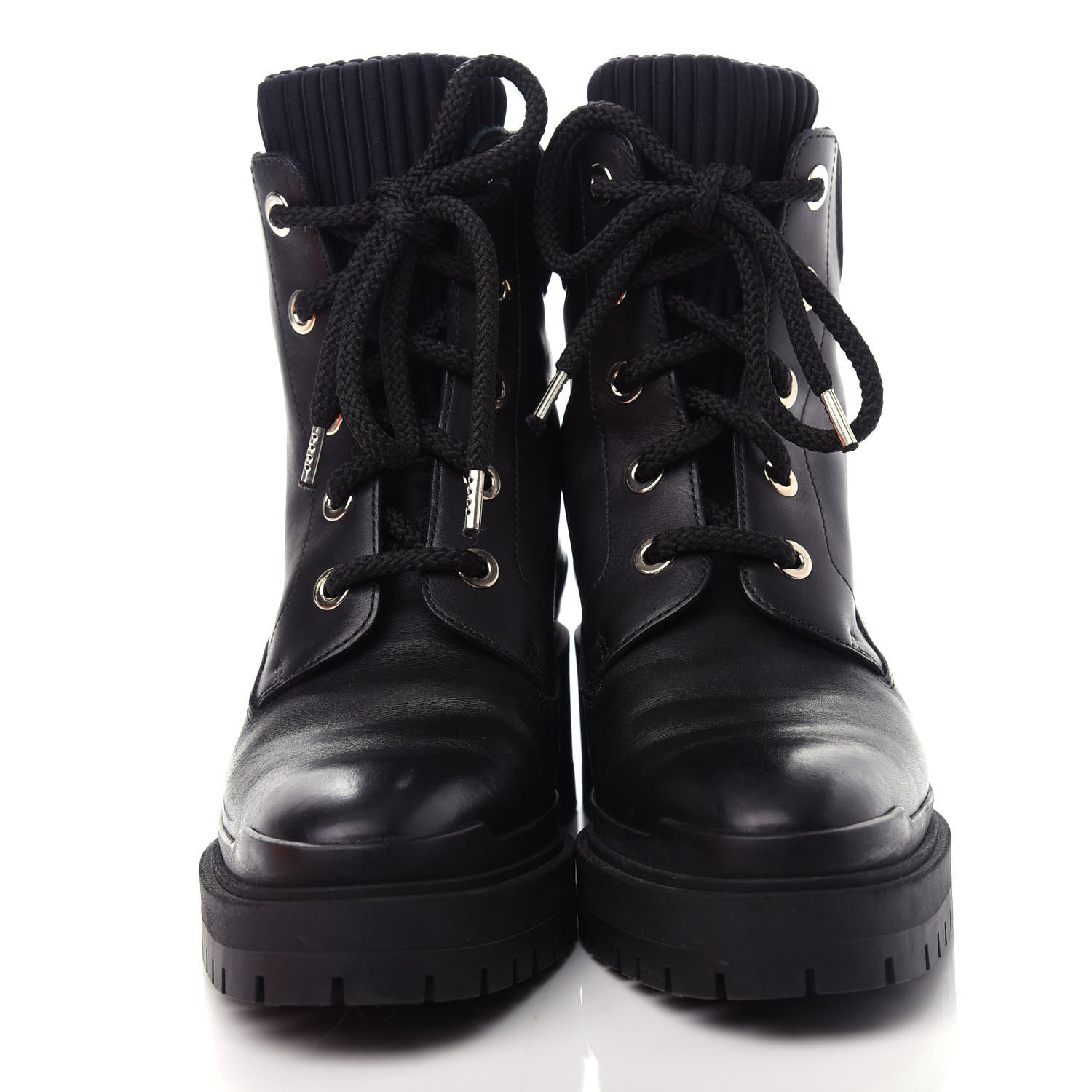 Hermes Calfskin Still Ankle Boots 37 Black 5 of 11