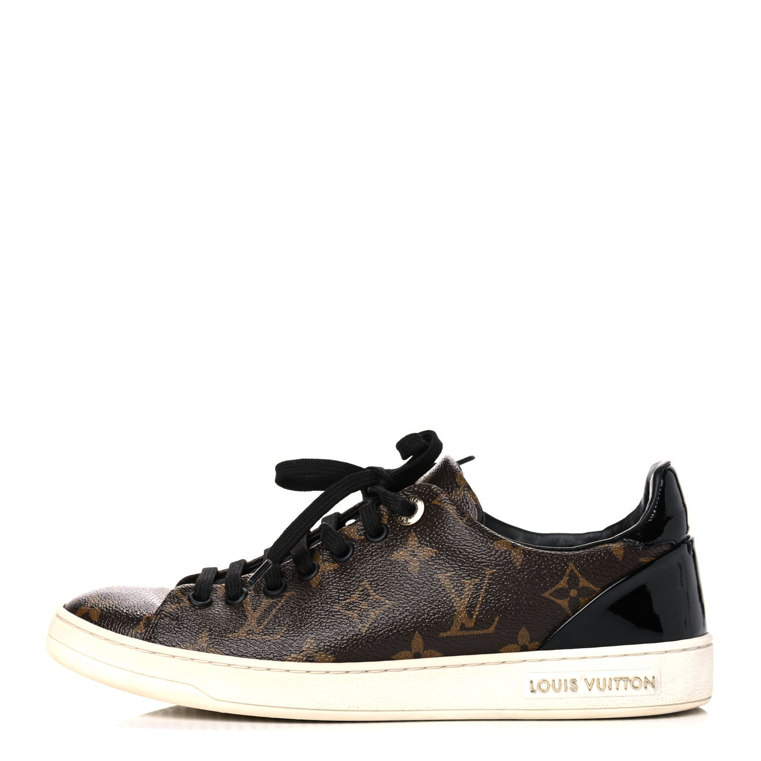 Louis Vuitton Patent Monogram Frontrow Sneakers 36.5 2 of 25