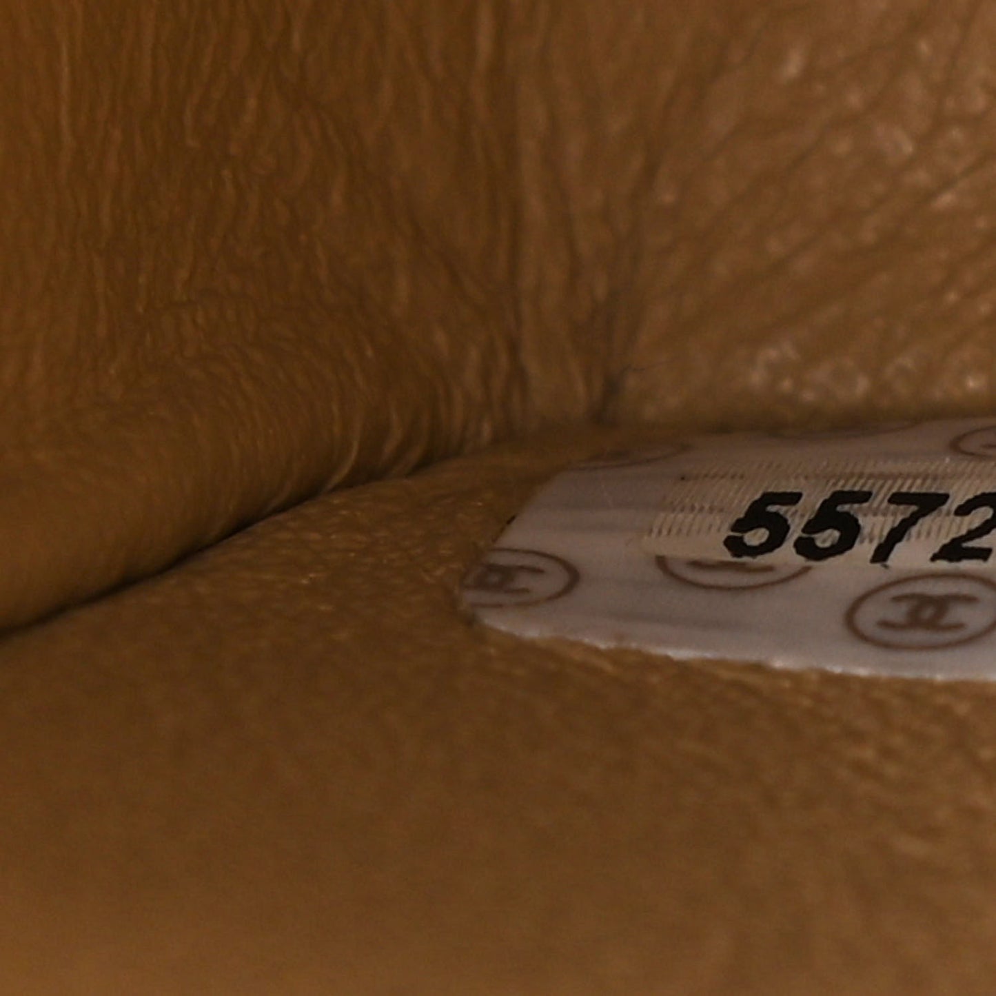 Lambskin Quilted Medium Double Flap Beige