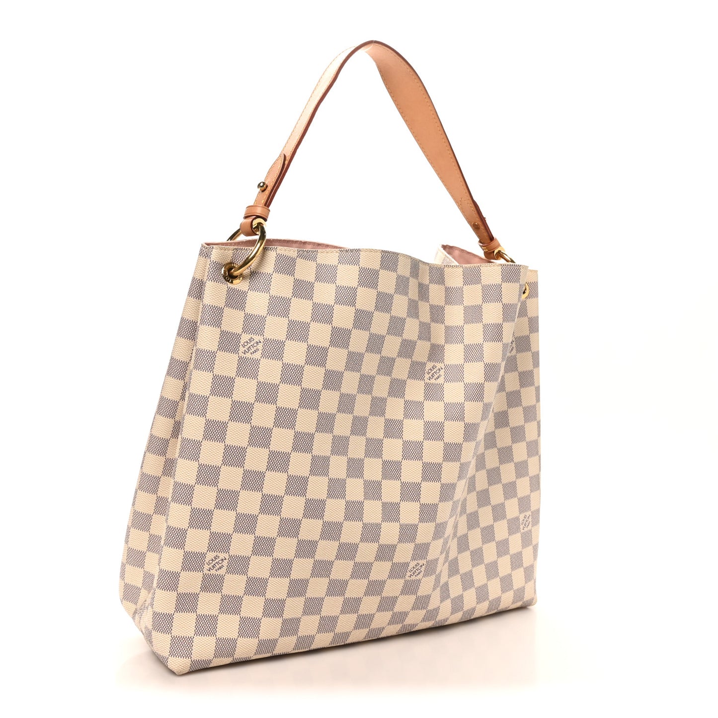 Damier Azur Graceful MM Rose Ballerine